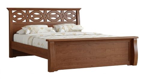 Mashal Wooden King Bed