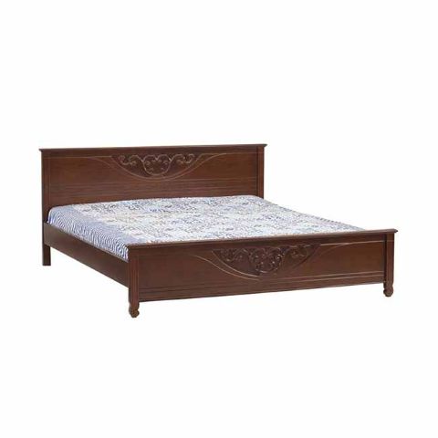 Kuri Wooden King Bed